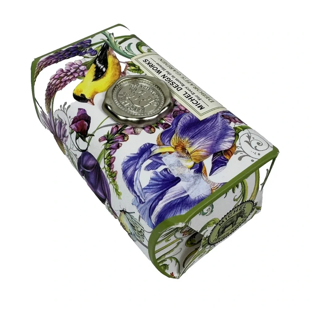 Michel Design Works Deborahs Garden 8.7 oz Artisanal Bar Bath Soap Floral Sealed